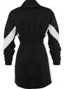 Trendyol Black Color Block A-line Knitted Dress