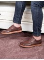 Ducavelli Jazzy Genuine Leather Men's Casual Shoes Brown