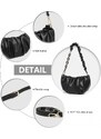 Miss Lulu Kabelka Pochette Black