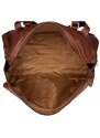 KATANA Luxusní kožená cestovní taška Celine Hnědá