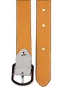 PIERRE CARDIN Dámský kožený pásek PC 8017/25 Světle šedá 100 cm