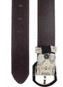 PIERRE CARDIN Dámský kožený pásek PC 8016/35 Různobarevná / béžová 105 cm