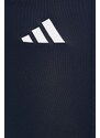 Tréninkové legíny adidas Performance 3-stripes pánské, tmavomodrá barva, s potiskem