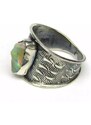 AutorskeSperky.com - Stříbrný prsten s opálem - S6547