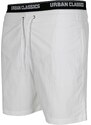 Pánské koupací kraťasy Urban Classics Two in One Swim Shorts - wht/blk/wht