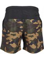 Pánské koupací kraťasy Urban Classics Block Swim Shorts - blk/woodcamo