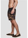 Pánské koupací kraťasy Urban Classics Block Swim Shorts - blk/woodcamo