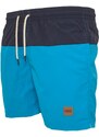 Pánské koupací kraťasy Urban Classics Block Swim Shorts - nvy/tur