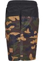 Pánské koupací kraťasy Urban Classics Block Swim Shorts - blk/woodcamo