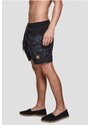 Pánské koupací kraťasy Urban Classics Block Swim Shorts - blk/darkcamo