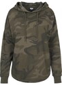 URBAN CLASSICS Ladies Oversized Camo Hoody - olive camo