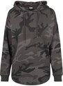 URBAN CLASSICS Ladies Oversized Camo Hoody - dark camo