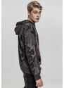 URBAN CLASSICS High Neck Camo Hoody - dark camo