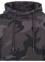 URBAN CLASSICS High Neck Camo Hoody - dark camo