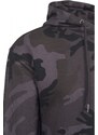 URBAN CLASSICS High Neck Camo Hoody - dark camo