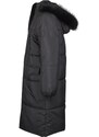Dámský zimní kabát Urban Classics Ladies Oversize Faux Fur Puffer Coat - černý