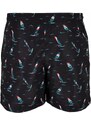 Pánské koupací šortky Urban Classics Pattern Swim Shorts - surf aop