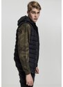 URBAN CLASSICS Small Bubble Hooded Vest - blk/blk