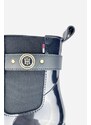 Tommy Hilfiger MONOGRAM ANKLE RAINBOOTS dámské temně modré holínky