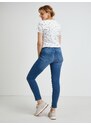 Tmavě modré dámské skinny fit džíny Pepe Jeans Regent - Dámské