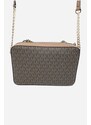 Michael Kors Jet set item crossbody brown monogram dámská kabelka