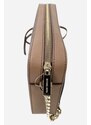 Michael Kors Jet set item crossbody brown monogram dámská kabelka