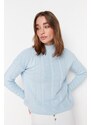 Trendyol Light Blue Knit Detailed Knitwear Sweater