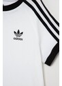 Dětské bavlněné tričko adidas Originals bílá barva, s aplikací