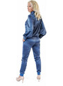 Saténový overal modrý | Satin Blue Overall