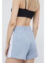 Bavlněné šortky Calvin Klein Jeans dámské, s aplikací, high waist