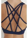 Trendyol Navy Blue Support/Shaping Back Cross Band Detail Knitted Sports Bra