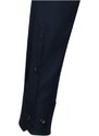 Pánská tmavě modrá nežehlivá Shaped fit košile s dlouhým rukávem Seidensticker