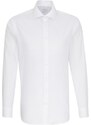 Pánská bílá nežehlivá Oxford košile Shaped fit s dlouhým rukávem Seidensticker