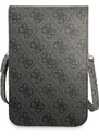 Univerzální pouzdro / taška s kapsou na mobil - Guess, 4G Triangle Logo Bag Gray