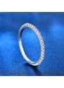 Royal Fashion stříbrný prsten HA-XJZ048-SILVER-MOISSANITE