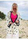 JabaBanga Ibiza krátké Boho dámské kimono, kaftan