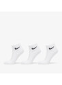 Pánské ponožky Nike Everyday Lightweight Ankle Socks 3-Pack White