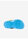Modré klučičí vzorované pantofle Coqui Little Frog - Kluci