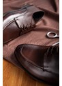 Ducavelli Tira Genuine Leather Men's Classic Shoes, Derby Classic Shoes, Lace-Up Classic Shoes.