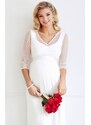 Tiffany Rose Těhotenské svatební šaty dlouhé SILVIA