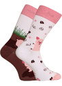 Veselé ponožky Dedoles Šťastná prasátka (GMRS178)