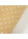 Hořčicově žlutý bavlněný povlak na polštář Kave Home Zale 45 x 45 cm