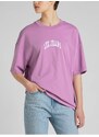 Růžové dámské oversize tričko Lee - Dámské