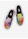 Fialovo-růžové dámské vzorované slip on tenisky VANS Rainbow - Dámské