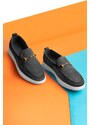Ducavelli Ritzy Men's Genuine Leather Suede Casual Shoes, Loafers, Lightweight Shoes Black.
