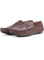 Ducavelli Attic Genuine Leather Men's Casual Shoes , Rok Loafers Brown