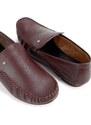 Ducavelli Attic Genuine Leather Men's Casual Shoes , Rok Loafers Brown