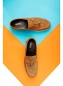 Ducavelli Cerrar Suede Genuine Leather Men's Casual Shoes Loafers Black