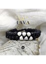 Touch of Bali / Minerals & Gems Dvouřadý náramek z minerálů - BLACK LÁVA