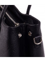 Kožená kabelka Donna SEGALI černá